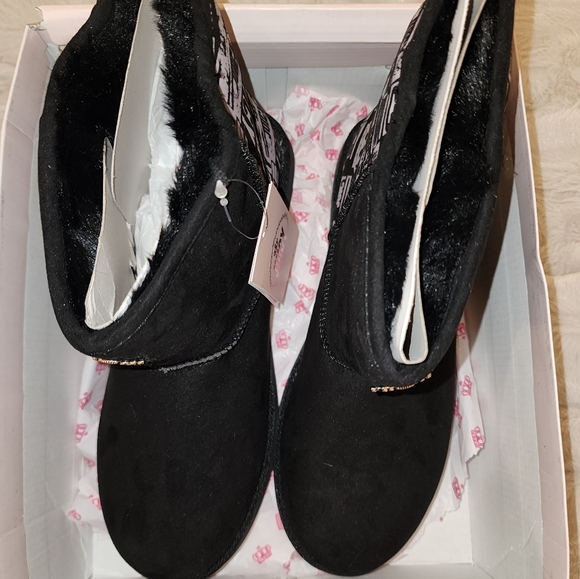 *NIB Women's Juicy Couture Knack Black Boots - SZ 9.5* - Picture 6 of 7